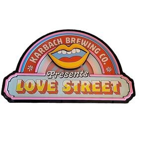 KARBACH BREWING CO. Animated LOVE STREET LED BEER BAR SIGN MAN CAVE DECOR LIGHT